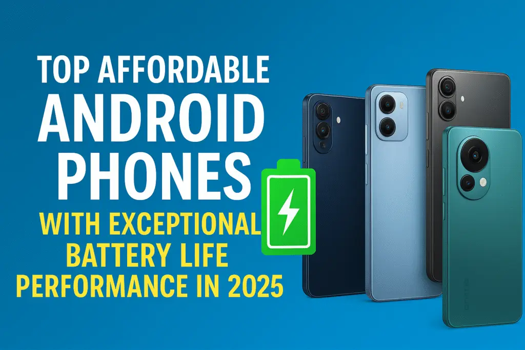 Top Affordable Android Phones with Exceptional Battery Life Performance
